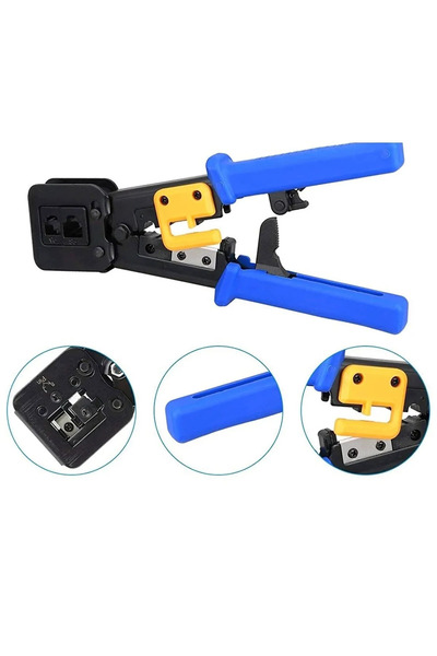 Genel Markalar Ez Rj45 Yeni Nesil Konnektor Pense 100 Adet Yeni Nesil Rj45 Jag