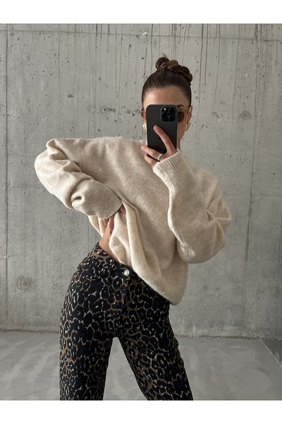 Laluvia Stone márka modell puha kötöttáru pulóver