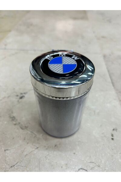 APEXİ TÜM ARAÇLARA UYUMLU 7 LEDLİ MAVİ BEYAZ KARBON BMW LOGOLU ARAÇ İÇİ KÜLLÜK