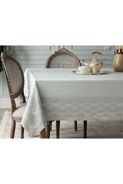 Madame Coco Gray Orient Tablecloth - 160X300 cm