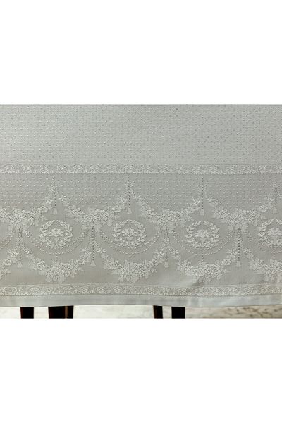 Madame Coco Gray Orient Tablecloth - 160X300 cm