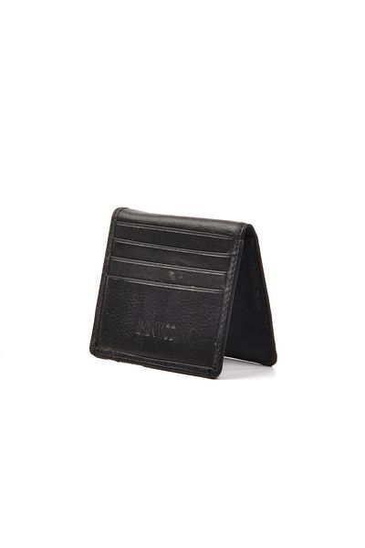 AYAKMOD 2803 Мъжки портфейл от естествена кожа, черен