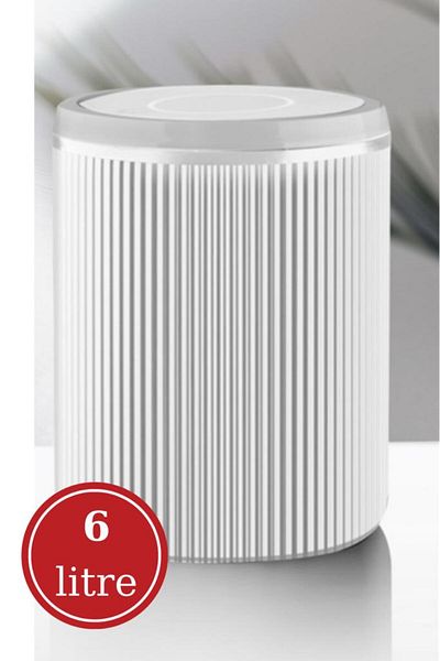 Flora Σετ μπάνιου 5 τεμαχίων (Κάδος απορριμμάτων 6 lt, βούρτσα WC, δοσομετρητής υγρού σαπουνιού, δοσομετρητής στερεού σαπουνιού, θήκη οδοντόβουρτσας)