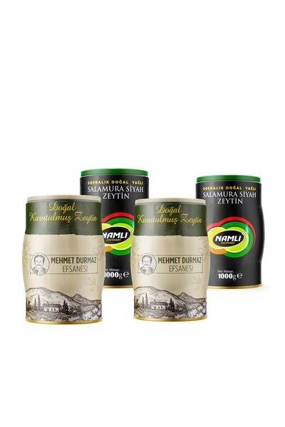 Özel Üretim Siyah Zeytin 2 kg Mehmet Durmaz Efsanesi Kuru Sele Zeytin 2 kg