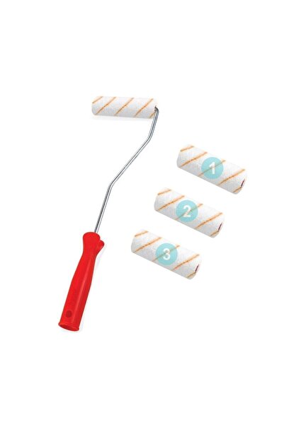 KL HOME Parmak Rulo  ve  3 Adet Parmak Rulo Yedek dahil