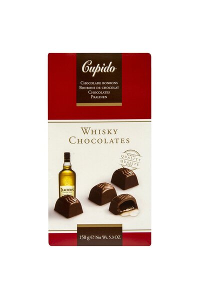Cupido Viskili Alman Çikolatası Whisky Chocolates 150 Gr x 2 Adet