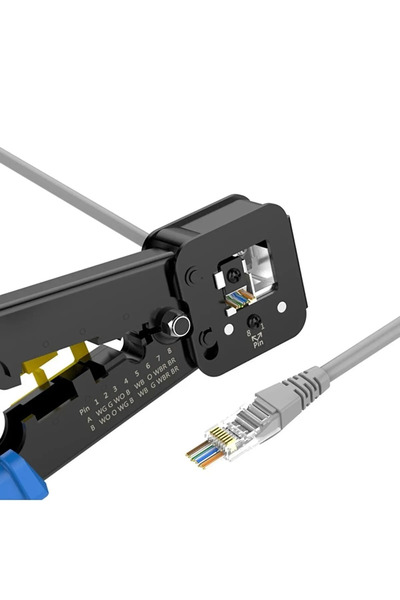Genel Markalar Ez Rj45 Yeni Nesil Konnektor Pense 100 Adet Yeni Nesil Rj45 Jag