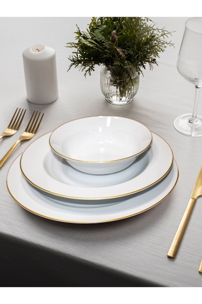 Güral Porselen 24 PRC.YEM.SETI BOYA FILE GOLD SA24Y430GD