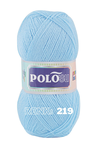 Polosu Candy Baby - Bebek El Örgü Ipliği 219 - Bebe Mavi