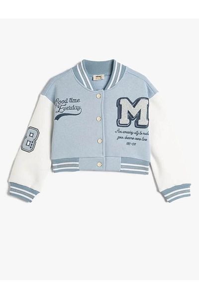 Koton Girl's Jacket Blue 4wkg20014ak
