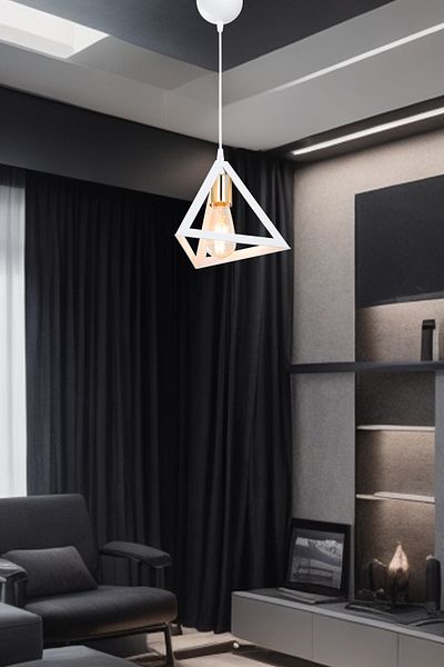 AG LightDesign White Pendant Chandelier Bedroom Living Room Kitchen Corridor Lamp