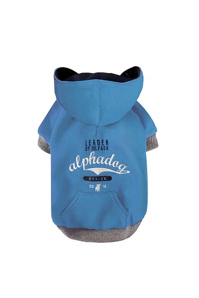 Alphadog Leader Blue Medium-large Breed Dog Sweatshirt