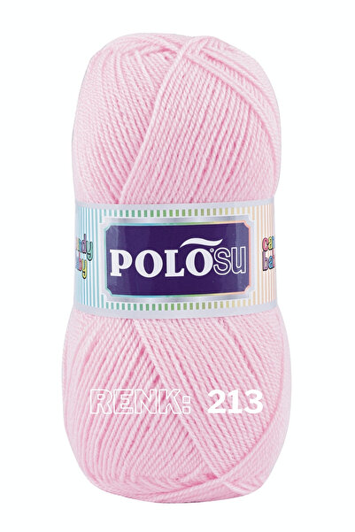 Polosu Candy Baby - Bebek El Örgü Ipliği 213 - Bebe Pembe