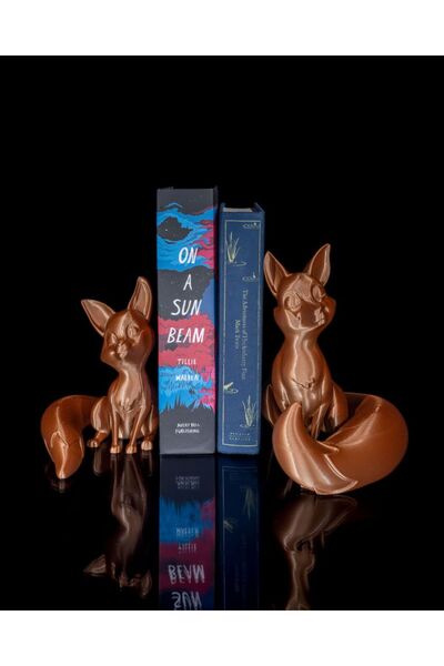 TuransoyCraft Zootopia Tilki Kitap Tutucu 2'li Tilki Kitap Desteği 18CM