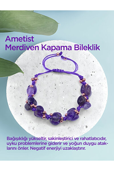 OSMANLI DEĞERLİ TAŞ Ametist Doğal Taş Merdiven Kapama Naturel Büyük Kesim Bil...