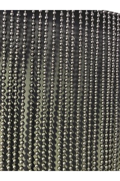 özdeğer home 80x200siyah5mm Aralık Siyah Kapı Perdesi Boncuk Perde Kapı Süsü