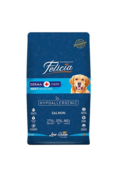 Felicia Somon Balıklı Düşük Tahıllı Hipoalerjenik Yetişkin Köpek Maması 15 Kg