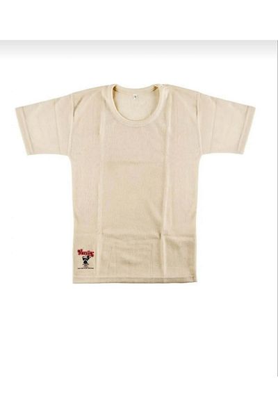 Hasyün Genuine Wool Children's Undershirt Asthma Bronchitis Undershirt Zero Collar Half Sleeve