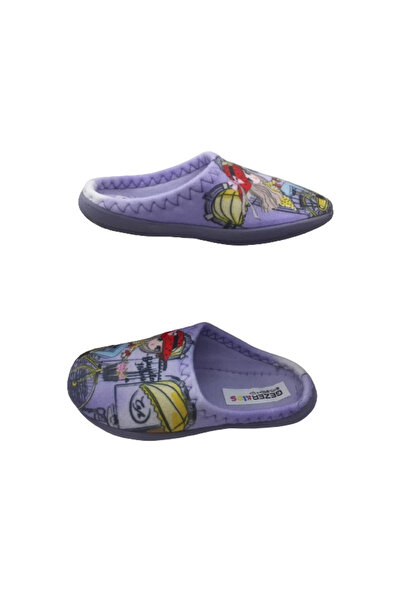 GEZER شبشب داخلي على شكل دراجة أرجوانية للفتيات