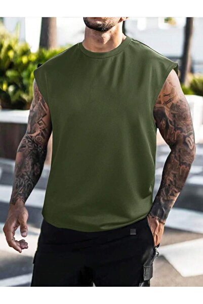 MOONBULL Ανδρικό αμάνικο oversize μπλουζάκι