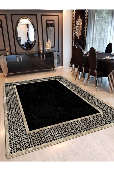 Halı Modern Salon Mutfak Halısı Dijital Baskı Makinada Yıkanabilir Dekoratif Lüks Dokuma Taban Halı