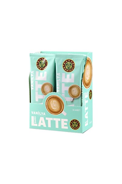 Kahve Dünyası Özel Seri Sıcak Vanilyalı Aromalı Caffe Latte 10'lu X 1 Paket