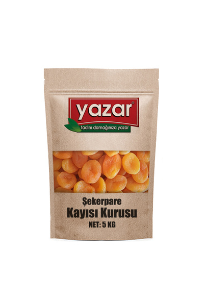 YAZAR Kuruyemiş Kaysı Şekerpare Jumbo 5 Kg