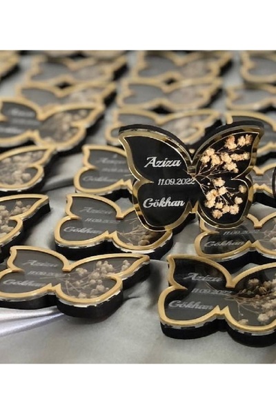 Evsay Söz Nişan Hatırası Magnet Söz Nikah Düğün Hatırası Magneti 15 Adet