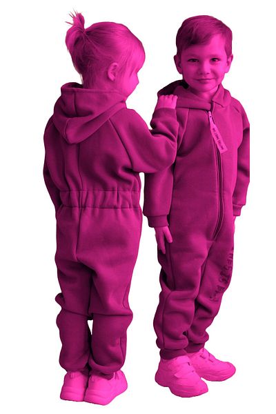 DAFNY WINTER CHILDREN'S JUMPSUIT WITH THREE THREADS