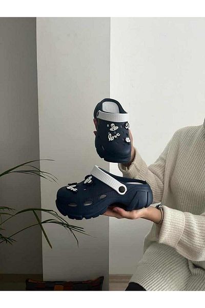 Behtah Kundura Thick High-Sole Full Orthopedic Nurse Doctor Beach Slippers 8 Pieces Ornamental