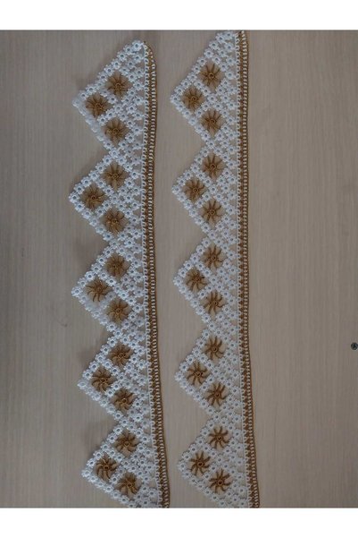 Papatyam Handcrafted Towel Edge - Dowry, Knitted Crochet, Handmade/Hand Embroidered