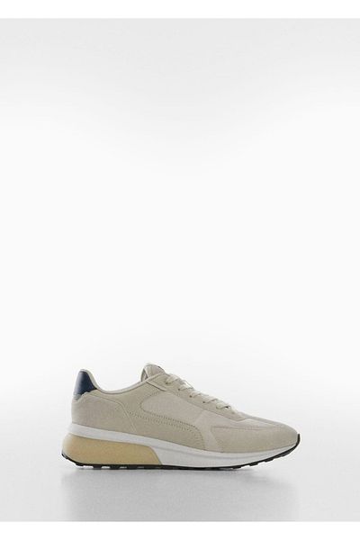 MANGO Man Sneakers aus gemischtem Leder