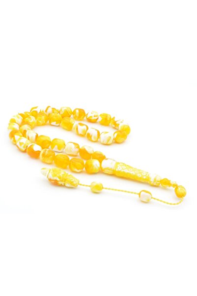 Murty99 Sistem Cutie tăiată galben alb pulbere presă chihlimbar mărgele de ru...