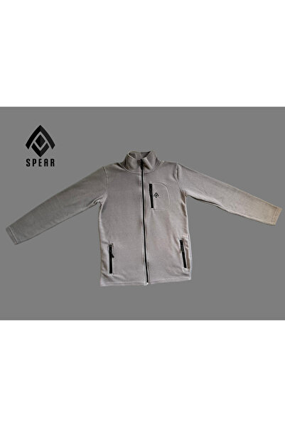 Spear Sports Dik Yaka Tam Fermuarlı Cepli Mont Polar Üst