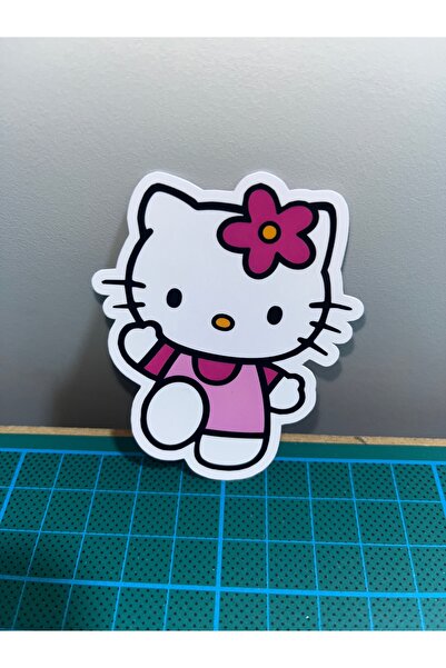 Cuppy Box Hello Kitty Karakterli Büyük Boy Sticker 3 Adet