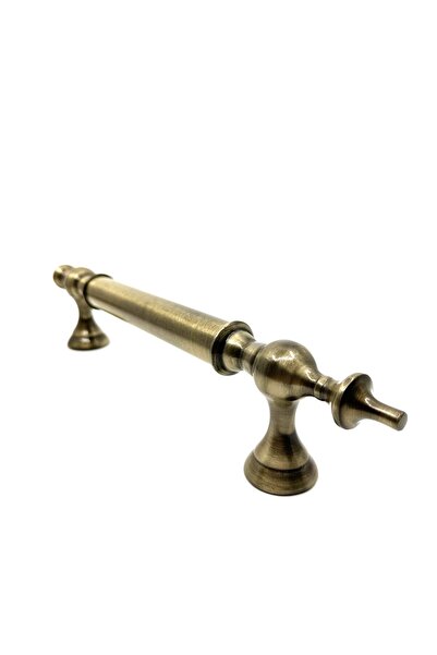 Nobel Osmanlı Çekme Kolu Çelik Kapı Dış Kapı Tutma Kolu Antik Sarı