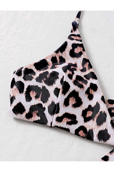 nuriçgiyim Freesia leopard bikini set