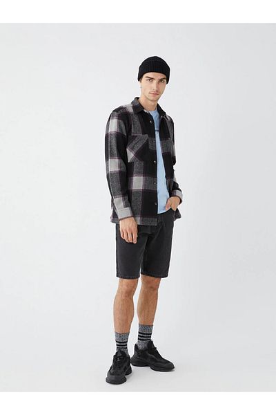 LC Waikiki LCW Casual Regular Fit Long Sleeve Plaid Men's Lumberjack Shirt Jacket