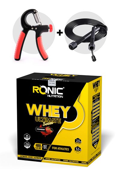 Ronic Nutrition Whey Protein Powder Ultimate 4000 G Protein Powder Helps Make Muscles (STERLAKE AROMAL) Hd-03