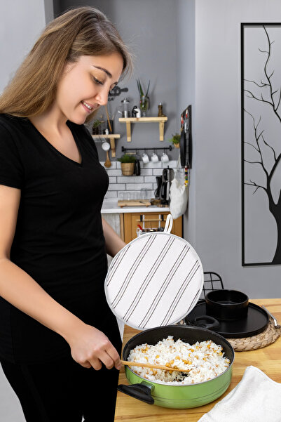 Morlay 2'li Mutfak Seti Çok Amaçlı Organizer Düzenleyici Poşetlik Ve Pilav Demleme Örtüsü Takımı