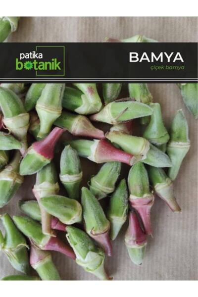 Patika Botanik 100 Adet Çiçek Bamya Tohumu