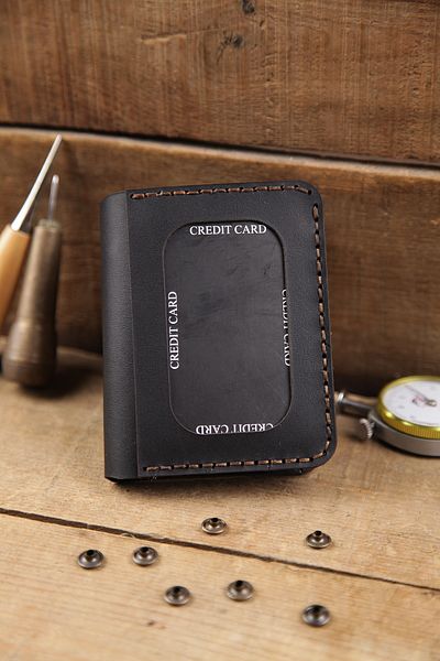 New Coast Leather 1900's Мъжки портфейл - естествена кожа, ръчна изработка