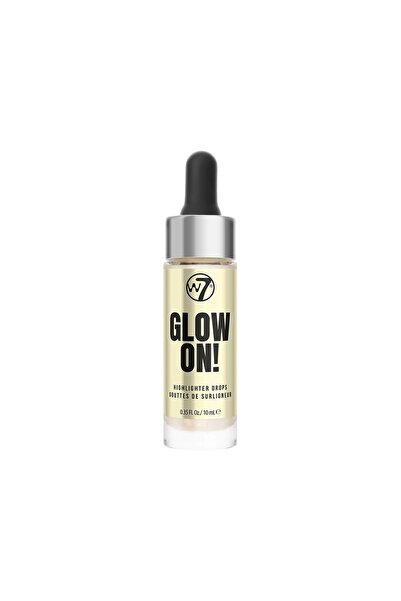 w7 GLOW ON Glitter Illuminator 10ML HONEY