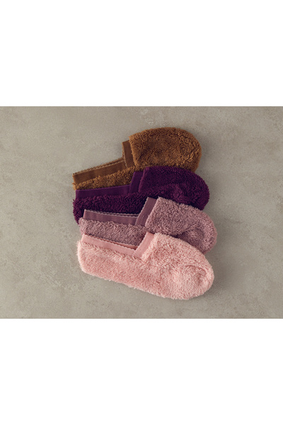 English Home New Plush Women's Socks - Dried Rose