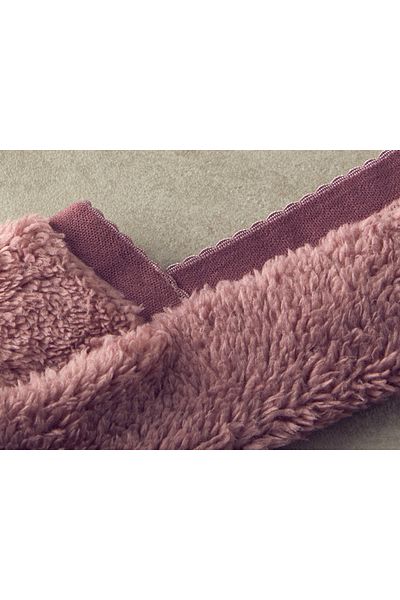 English Home Șosete noi de pluș pentru femei - Dusty Rose