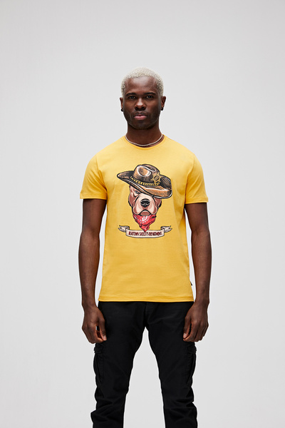 Bad Bear تيشيرت رجالي شريف - مسطردة