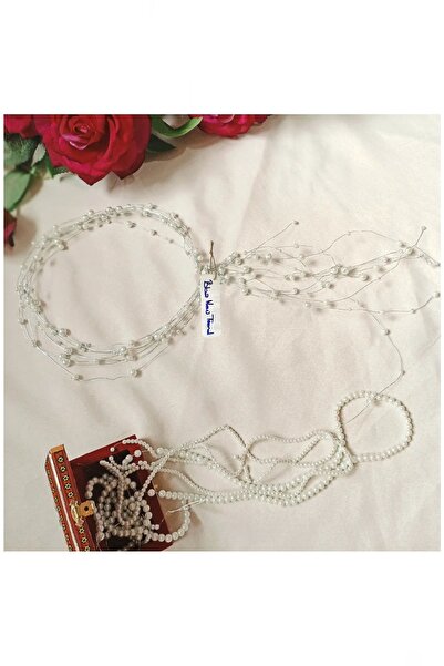 BBA TULLE STORE 56 εκατοστά Πέρλα Νυφικό Στέμμα με Κρόσσια, Πέρλα Στέμμα με Κ...