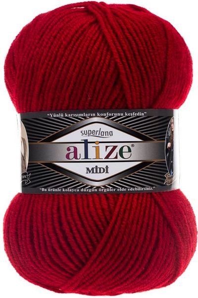 Alize Superlana Midi 56 Red
