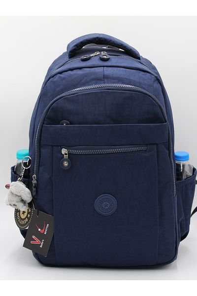 betto's Bevitton Crinkle Water Resistant Navy Blue Unisex καθημερινό σχολικό σακίδιο πλάτης 2300