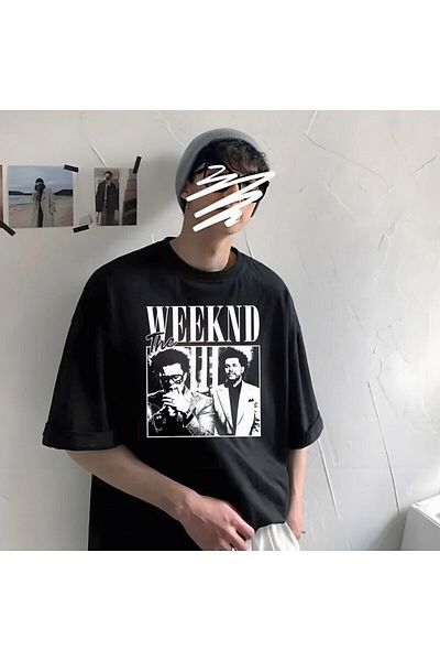 EFBUTİK Чорна унісекс футболка The Weeknd